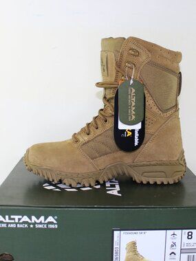 New Altama Foxhound Sr 8" Tall Military Hunting Boots (EU 41 / 8 US)